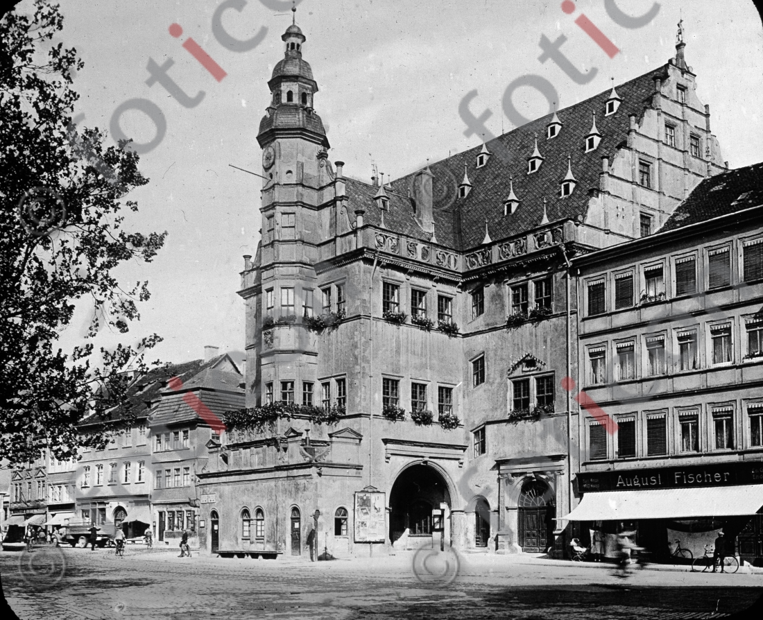 Rathaus in Schweinfurt | Town hall in Schweinfurt - Foto foticon-simon-162-009-sw.jpg | foticon.de - Bilddatenbank für Motive aus Geschichte und Kultur